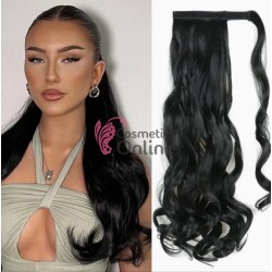 Extensie de par coada cu clema si arici ondulata de 60 cm cod SI881B Brunet